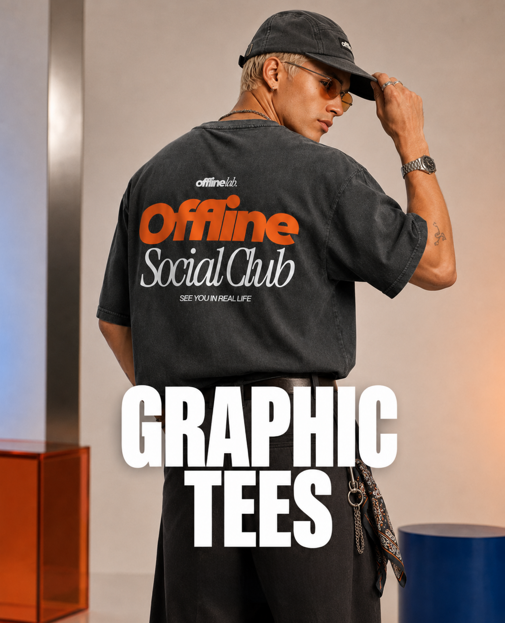 OFFLINE LABEL Oversized Shirt