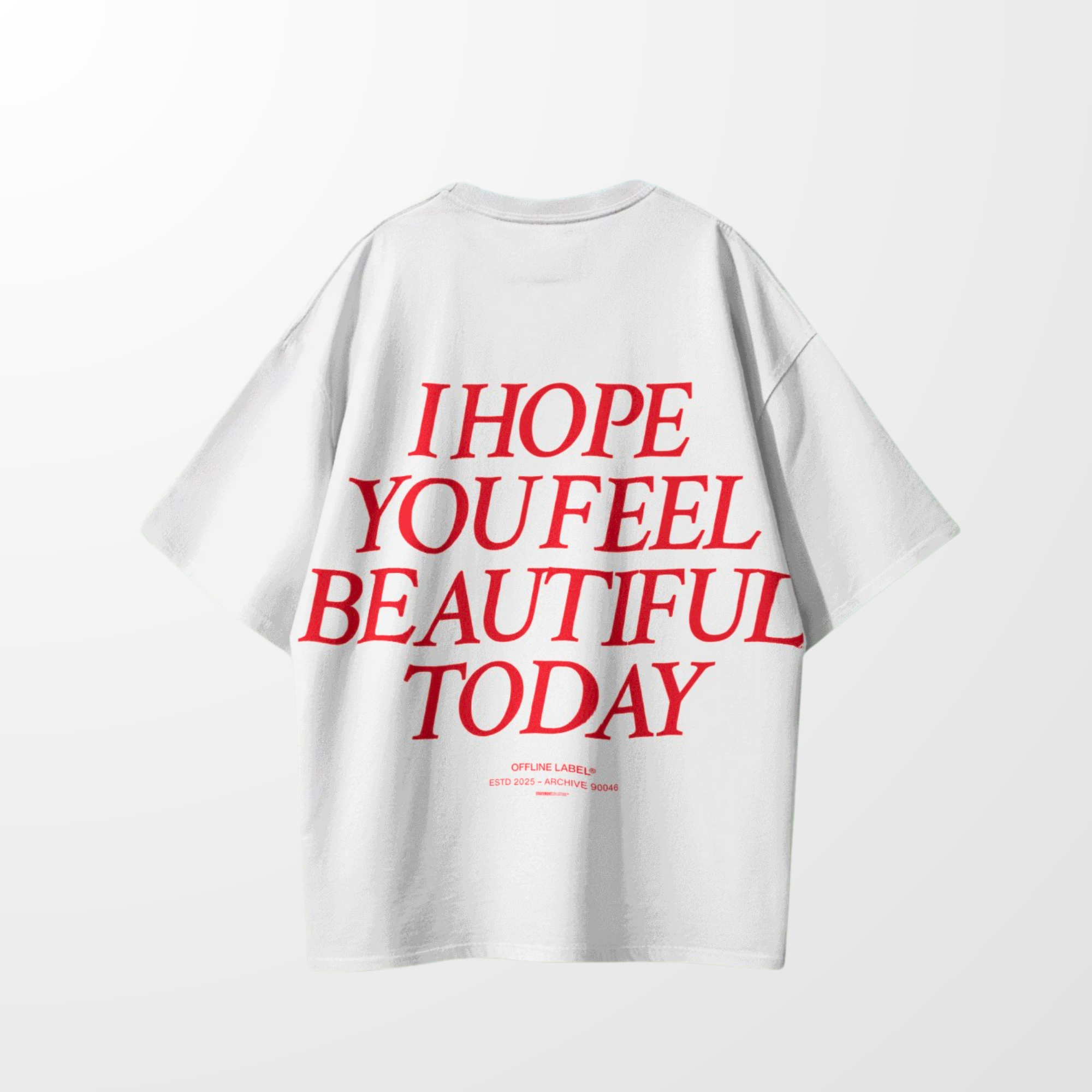 beautiful today - Organic Oversize Shirt