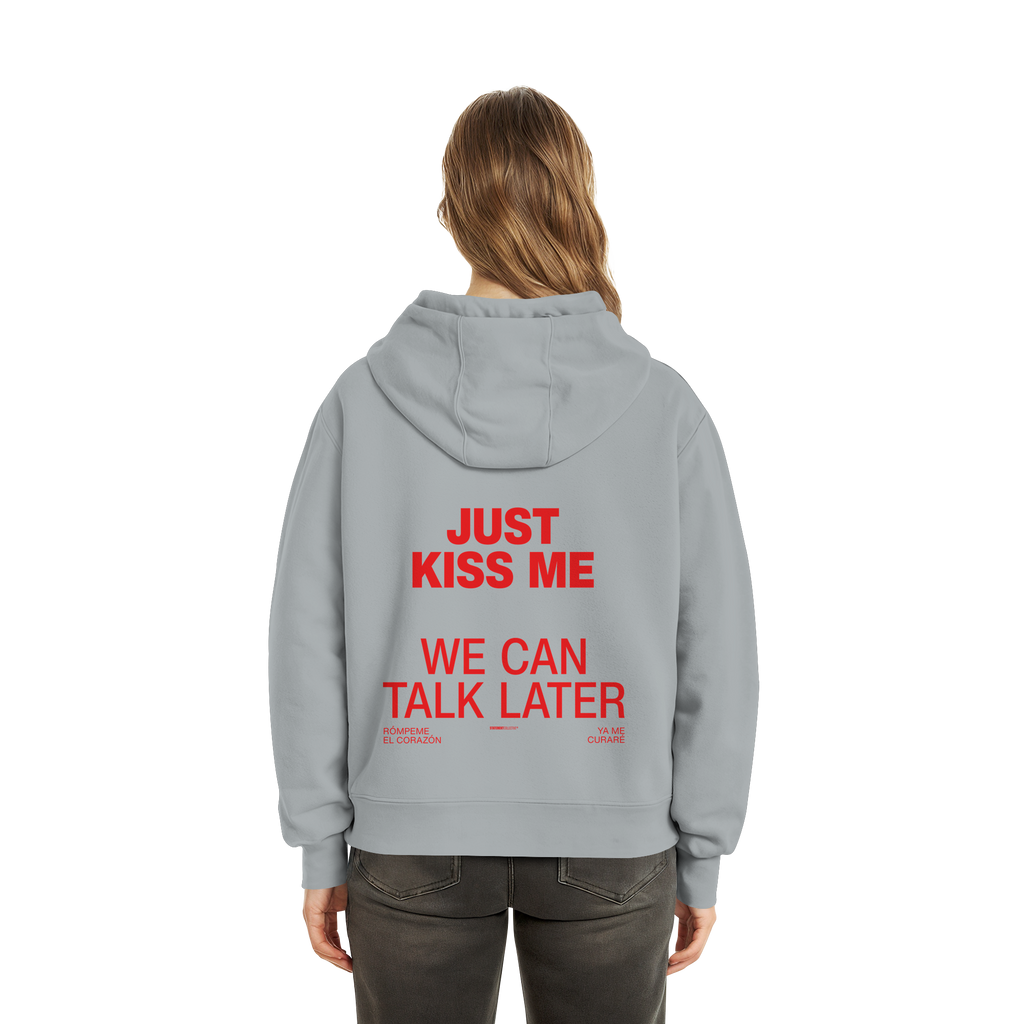 just kiss me - Fluffy Boxcut Hoodie