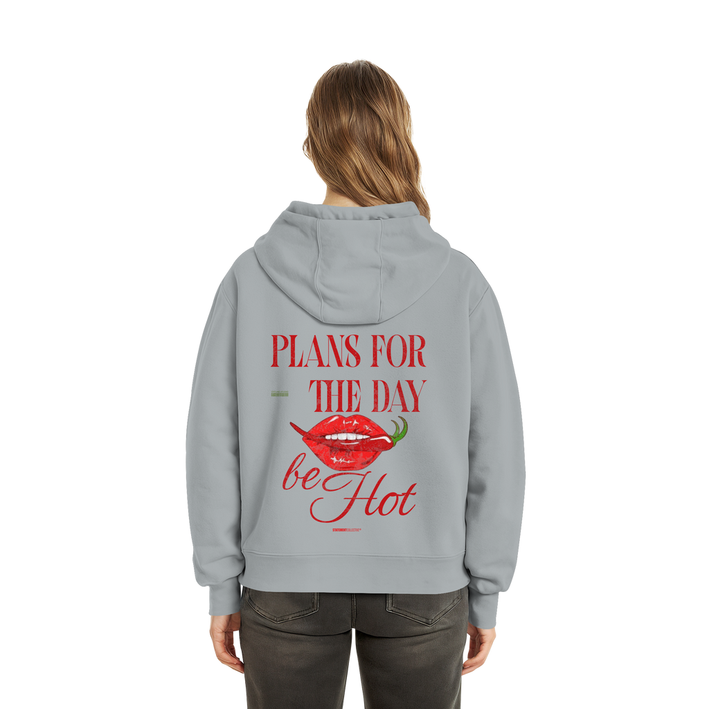 be hot - Fluffy Boxcut Hoodie