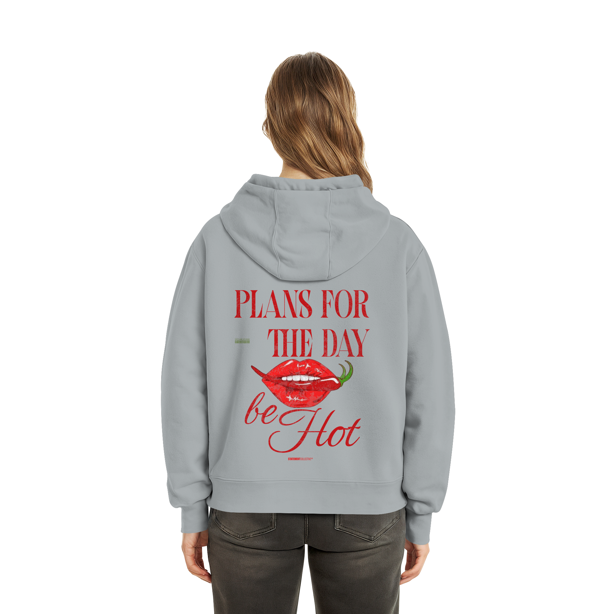 be hot - Fluffy Boxcut Hoodie