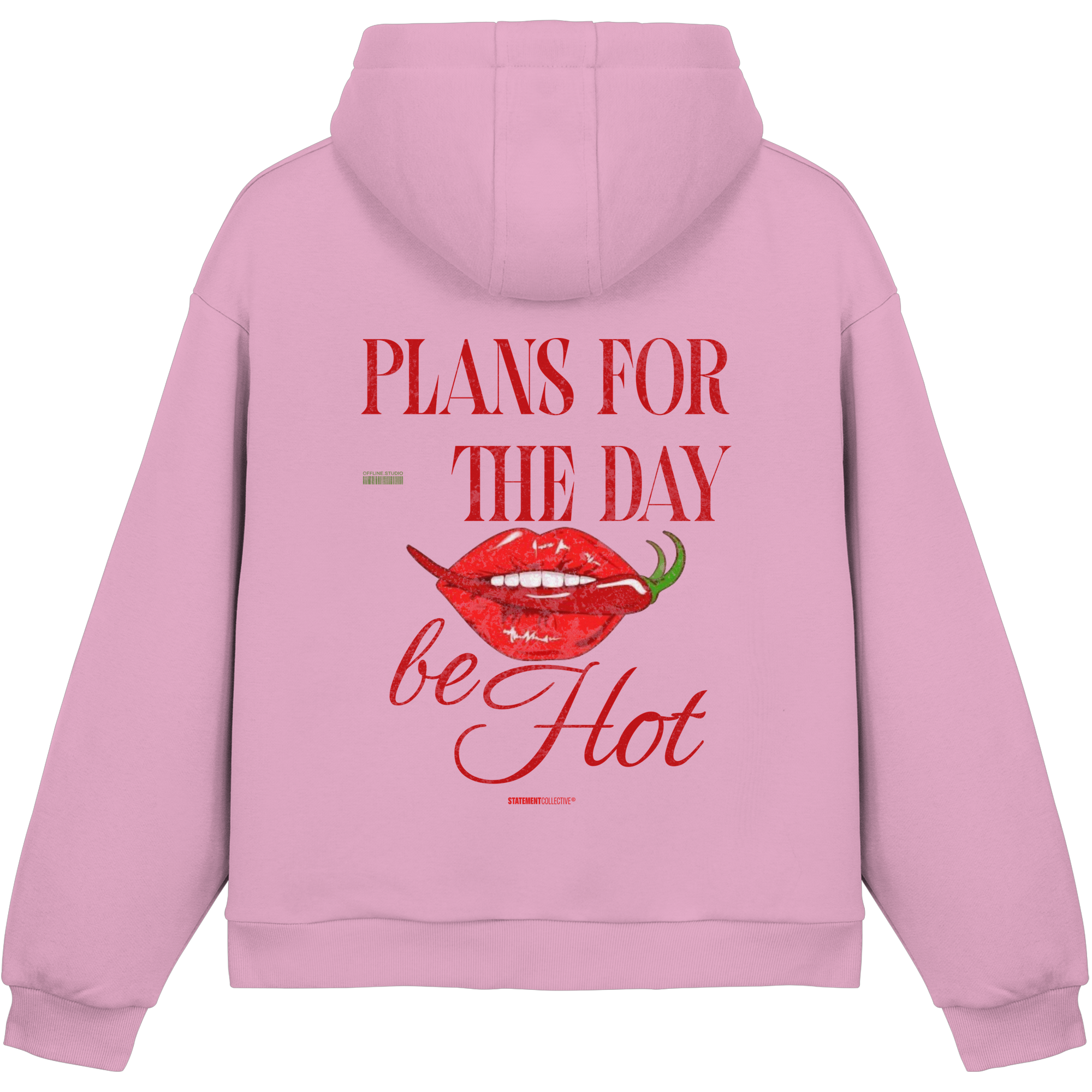be hot - Fluffy Boxcut Hoodie
