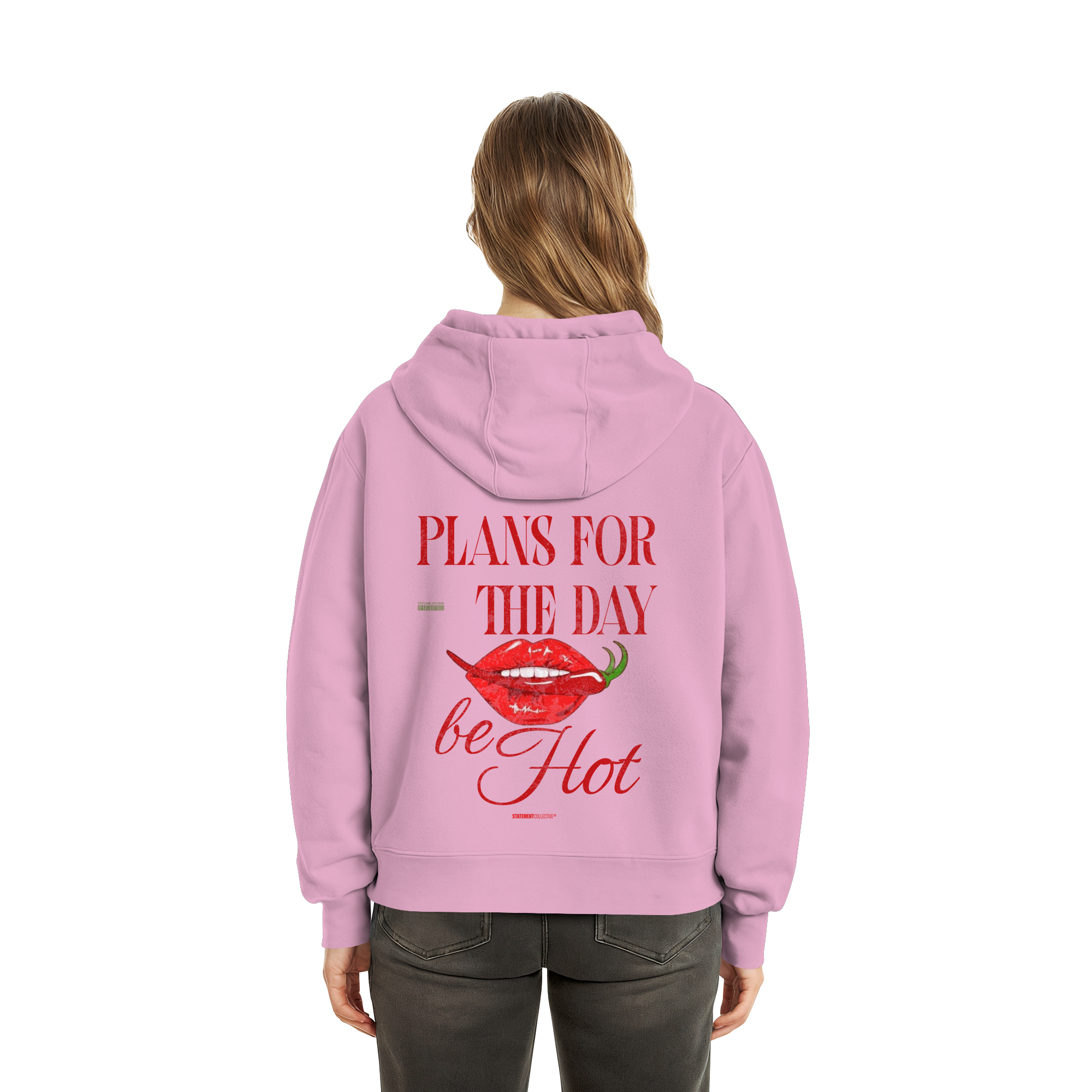 be hot - Fluffy Boxcut Hoodie