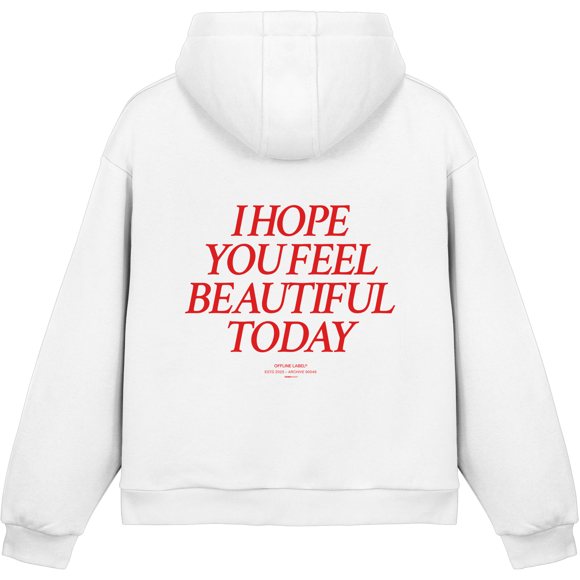 beautiful today - Fluffy Boxcut Hoodie