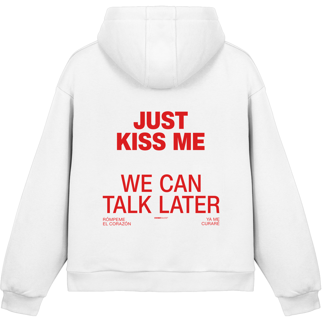 just kiss me - Fluffy Boxcut Hoodie
