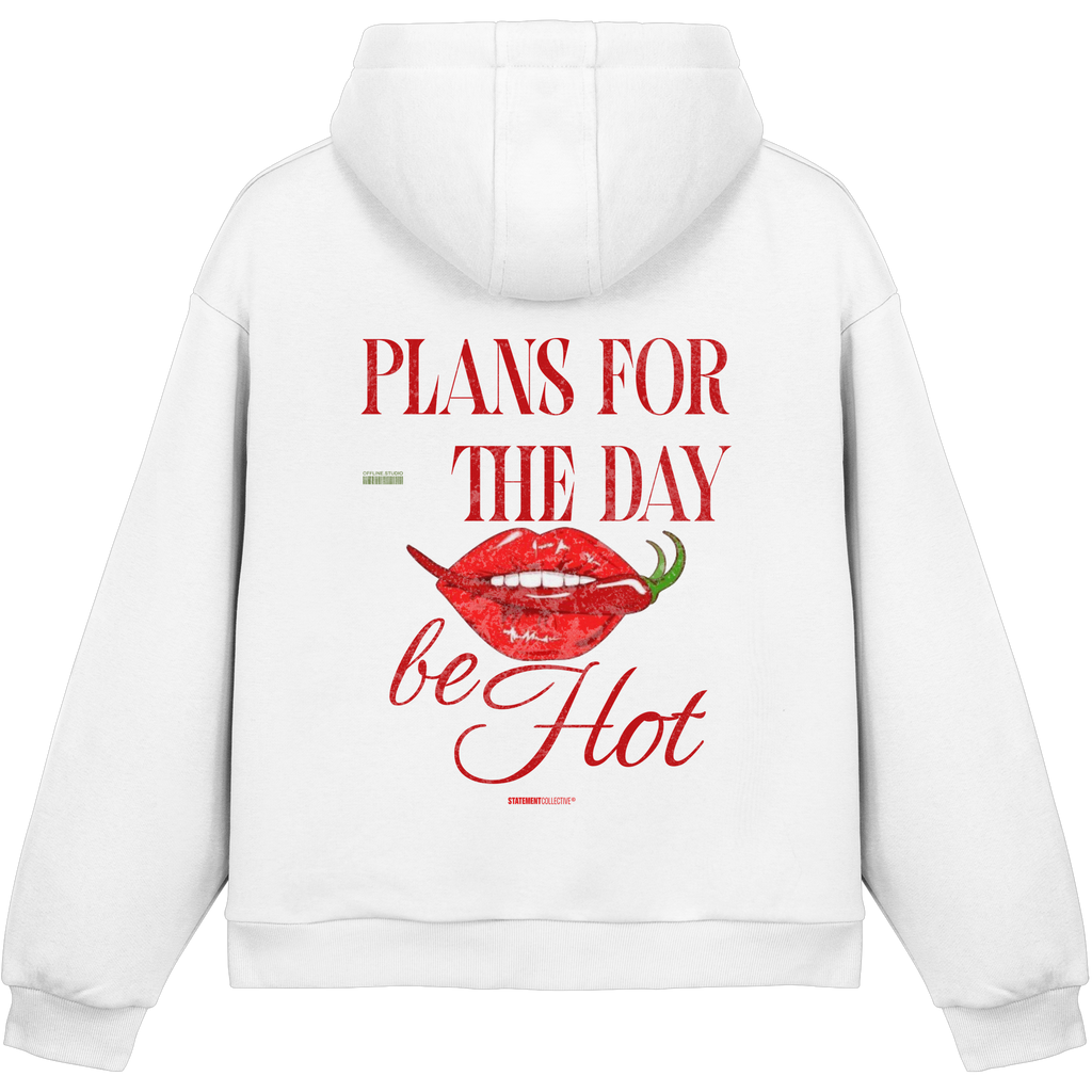 be hot - Fluffy Boxcut Hoodie