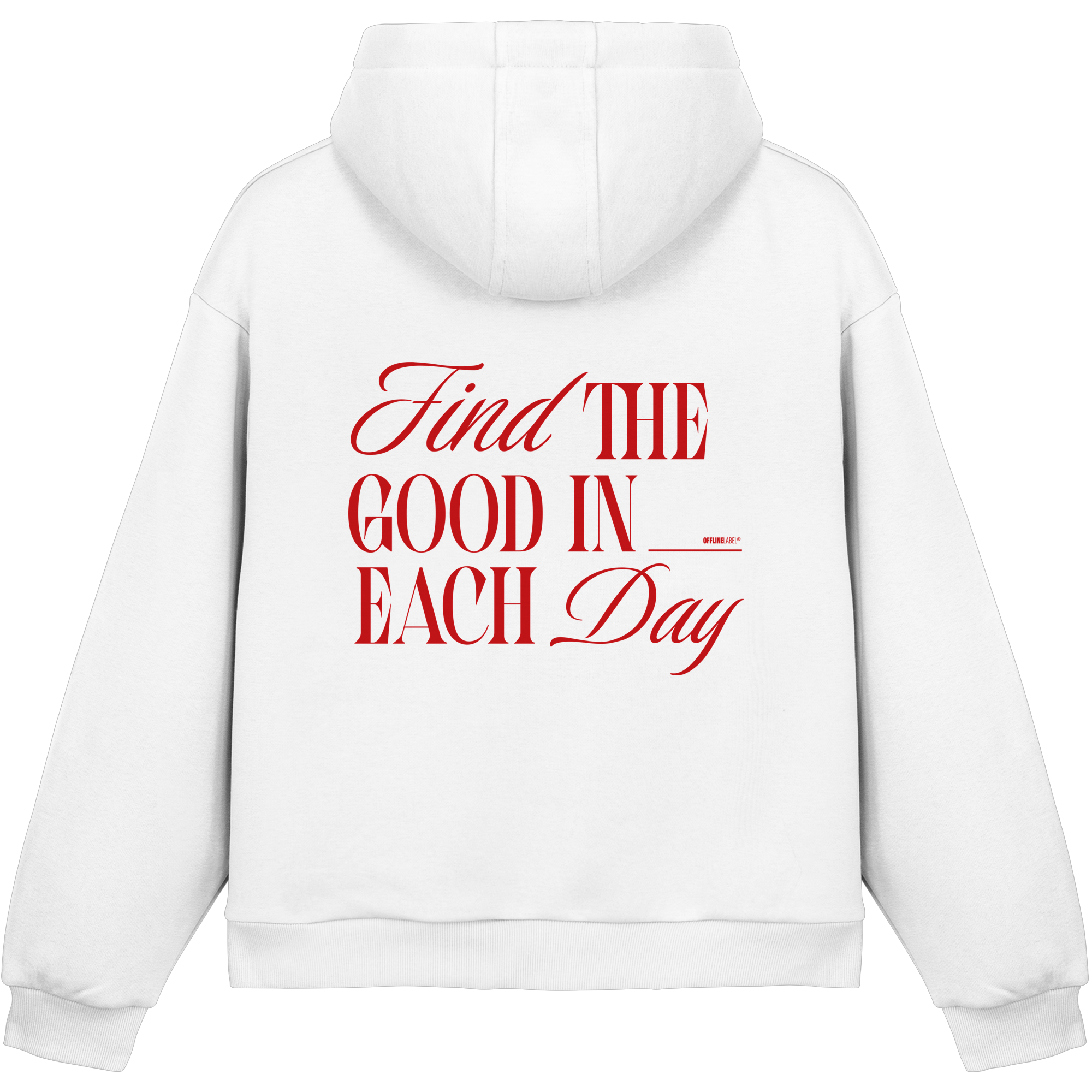find the good - Fluffy Boxcut Hoodie