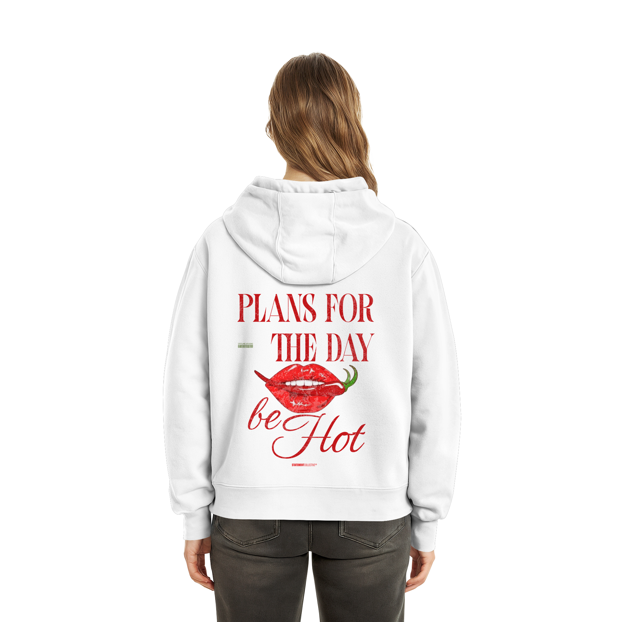 be hot - Fluffy Boxcut Hoodie