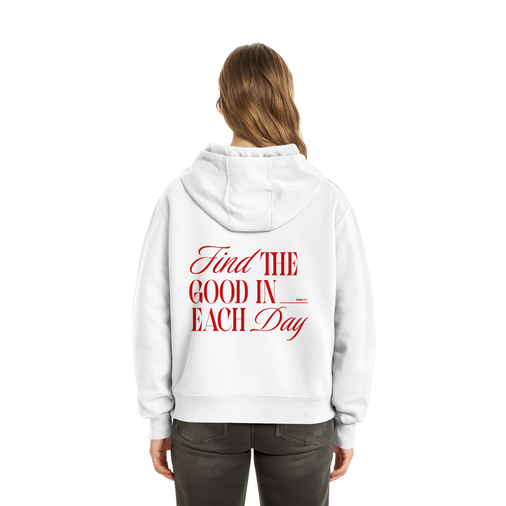 find the good - Fluffy Boxcut Hoodie