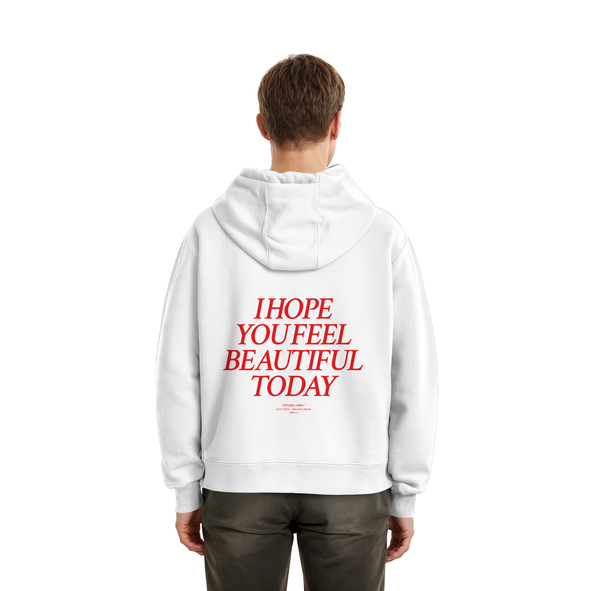 beautiful today - Fluffy Boxcut Hoodie