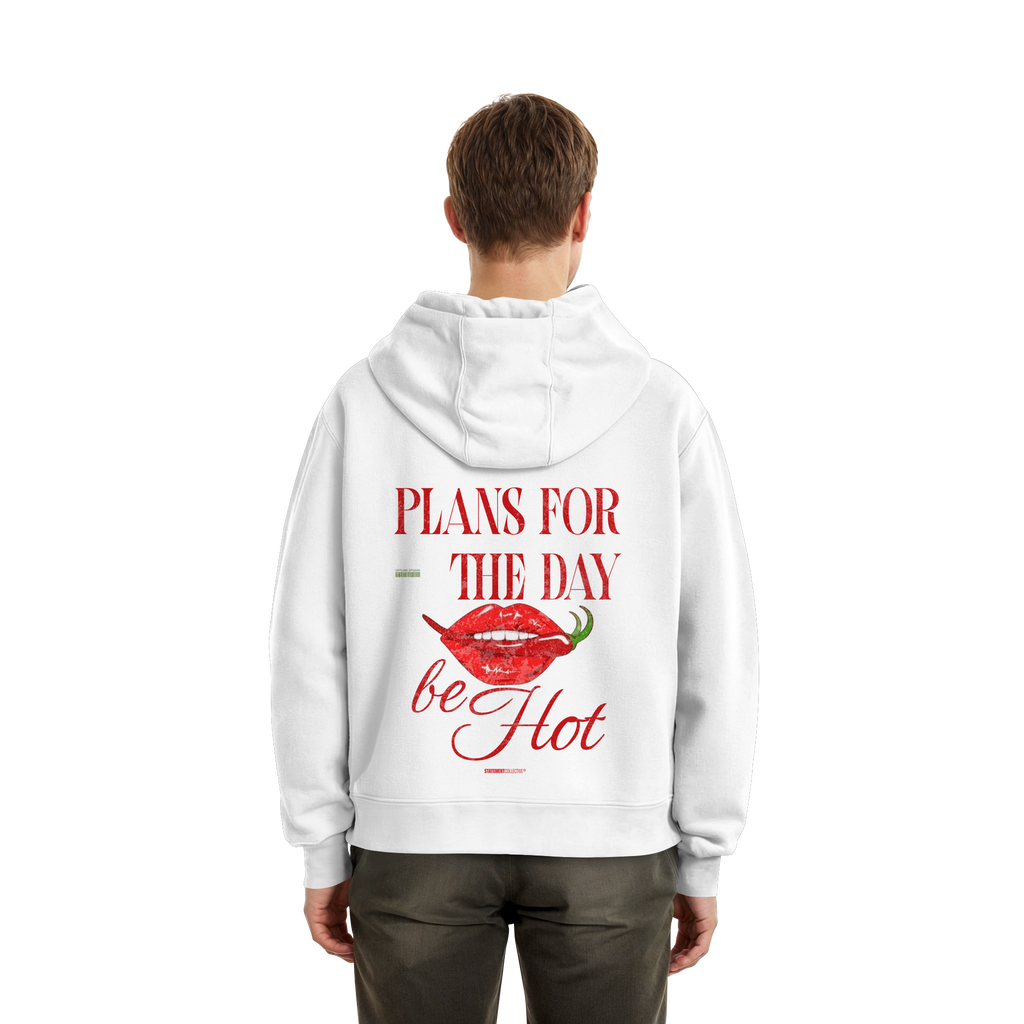 be hot - Fluffy Boxcut Hoodie