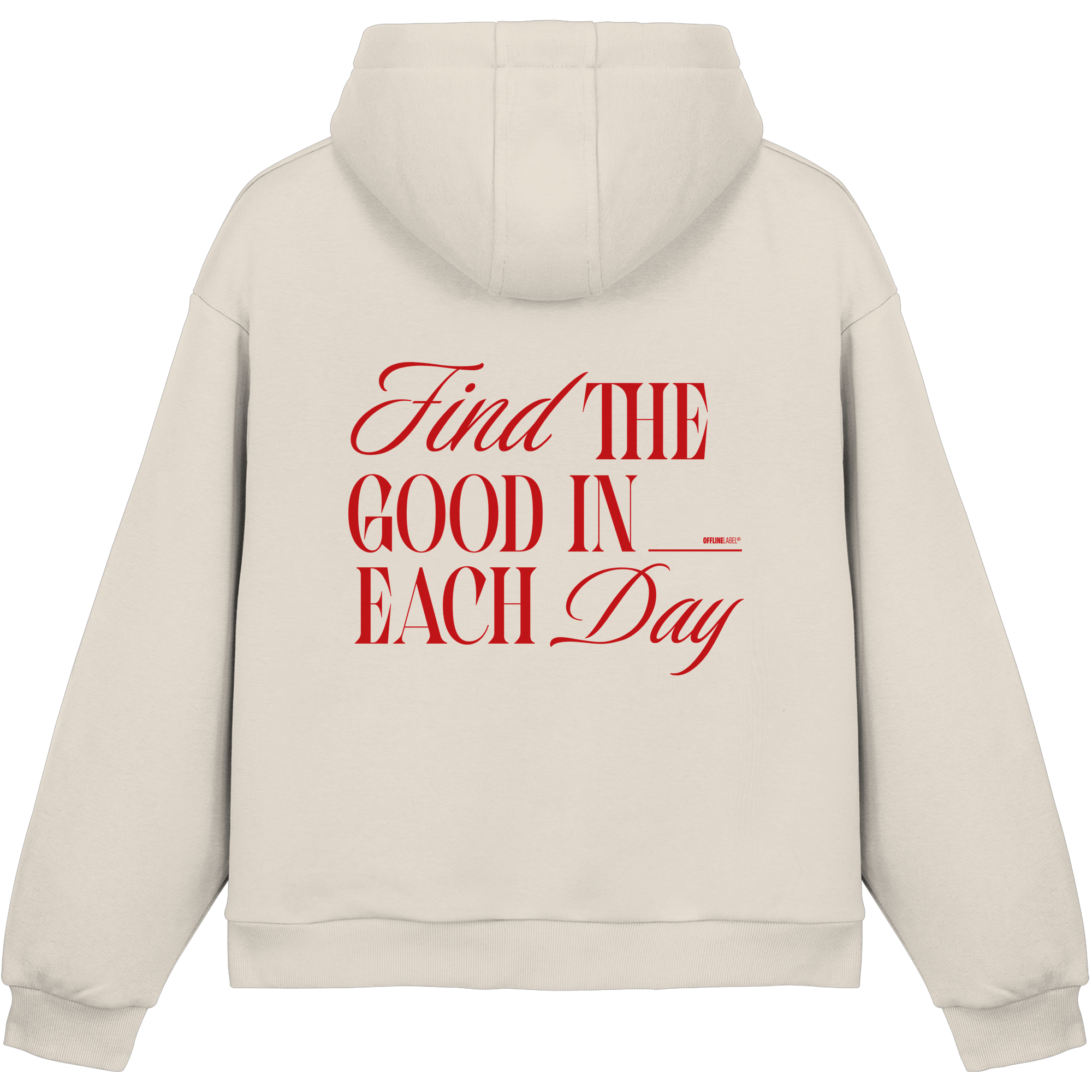 find the good - Fluffy Boxcut Hoodie