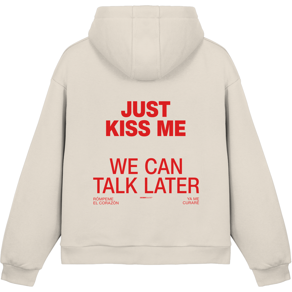 just kiss me - Fluffy Boxcut Hoodie