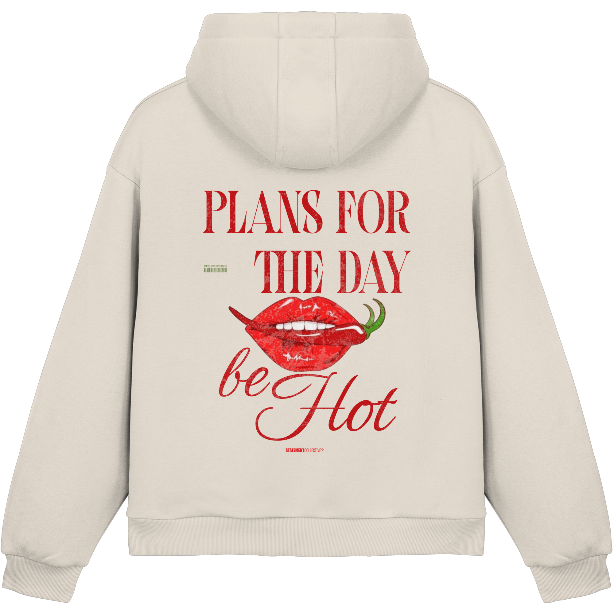 be hot - Fluffy Boxcut Hoodie