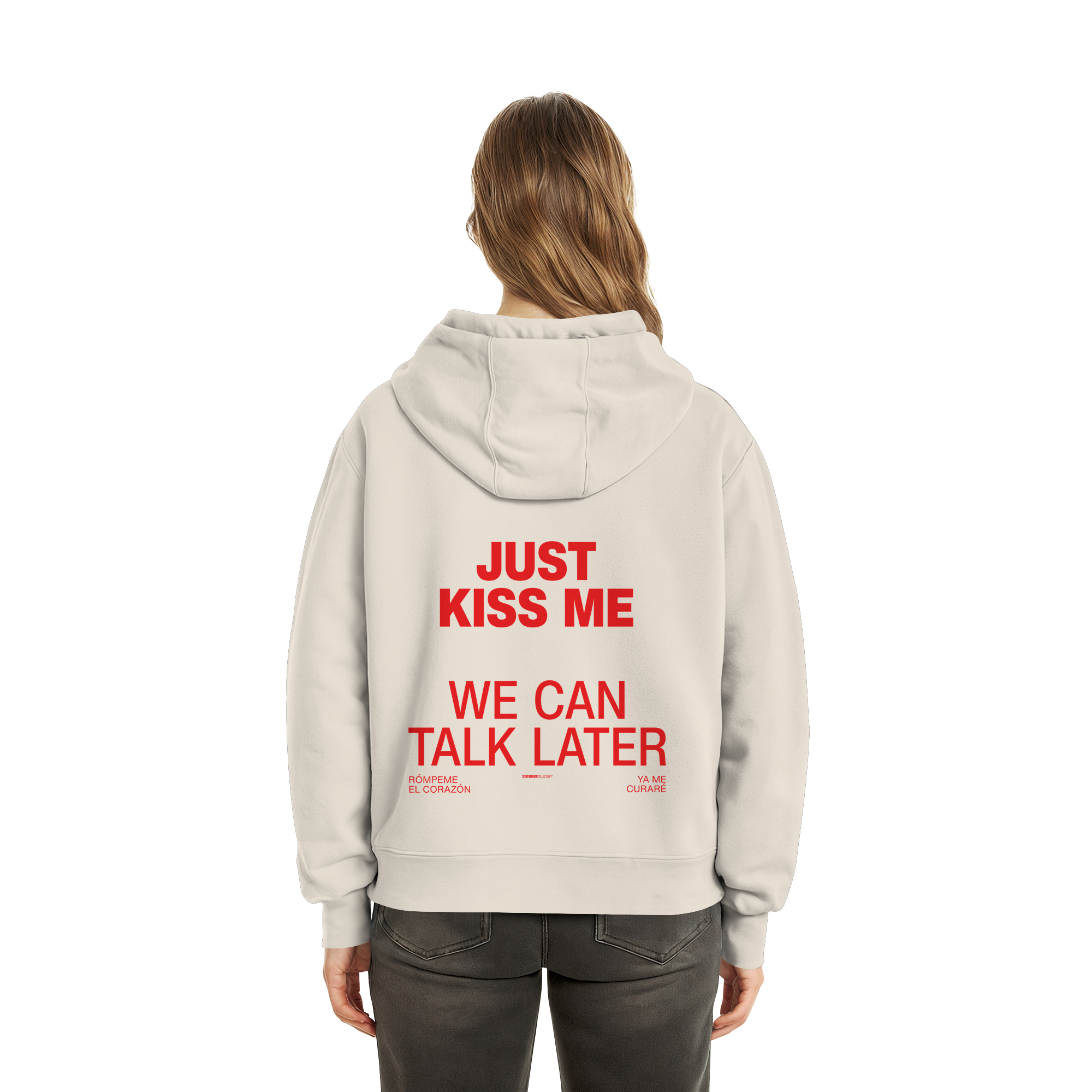 just kiss me - Fluffy Boxcut Hoodie