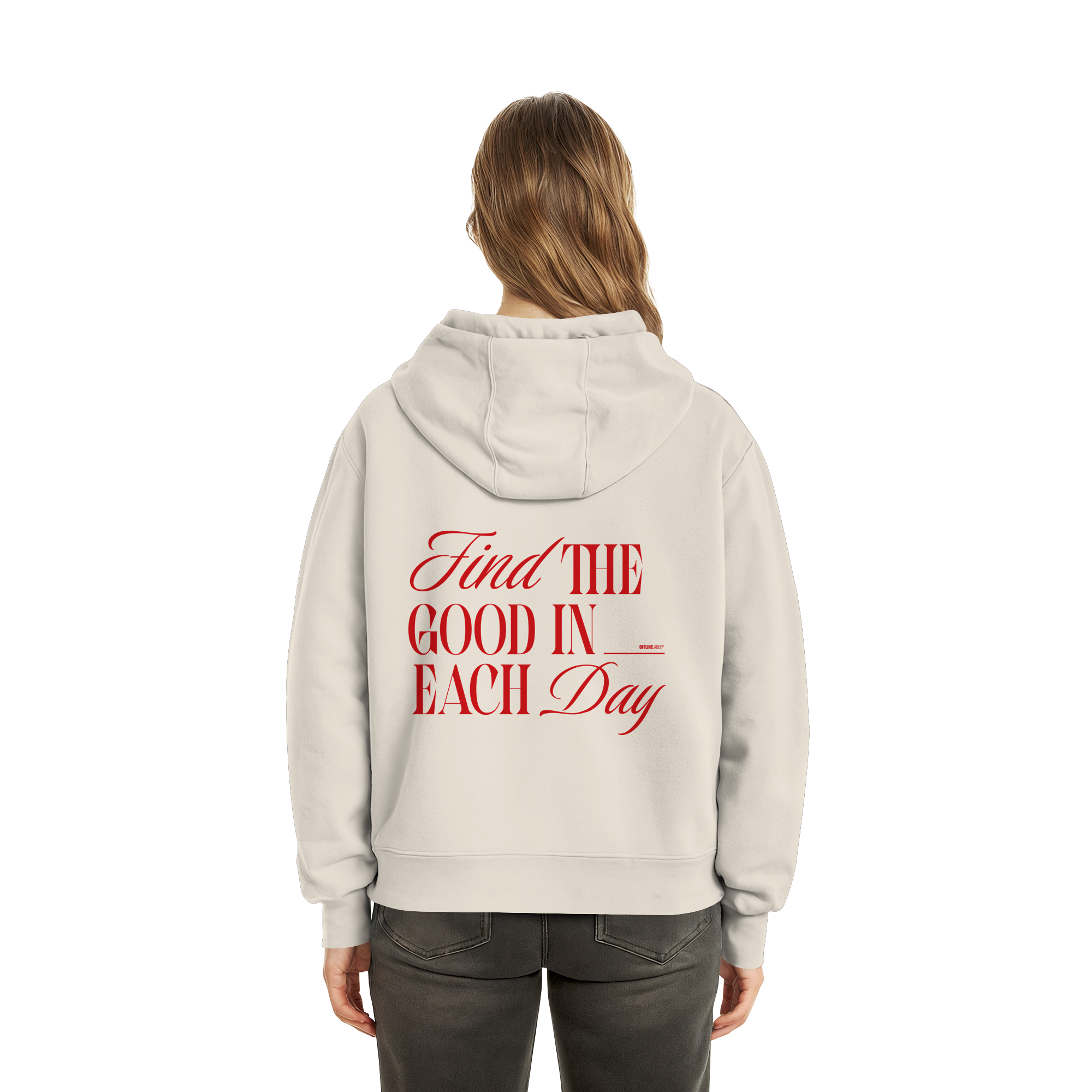 find the good - Fluffy Boxcut Hoodie