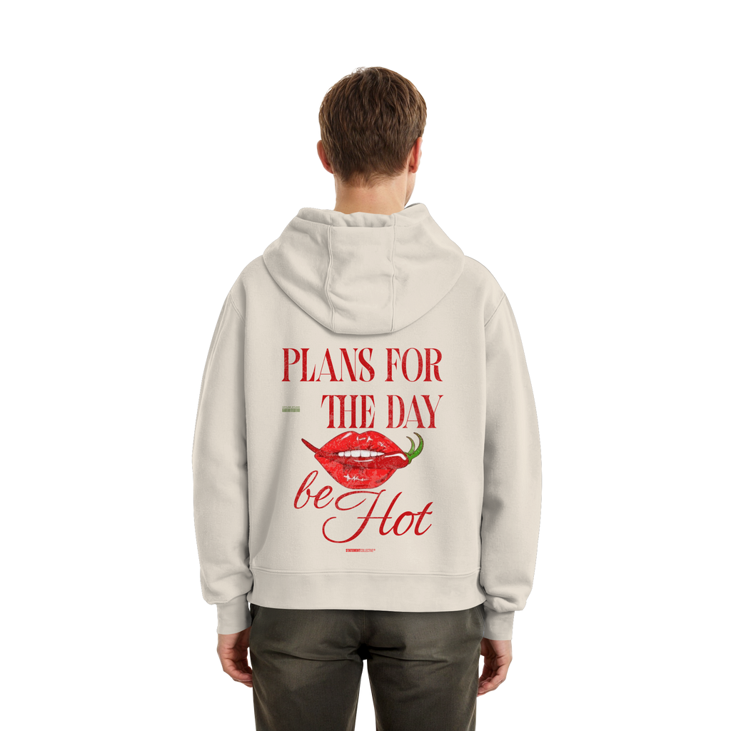 be hot - Fluffy Boxcut Hoodie