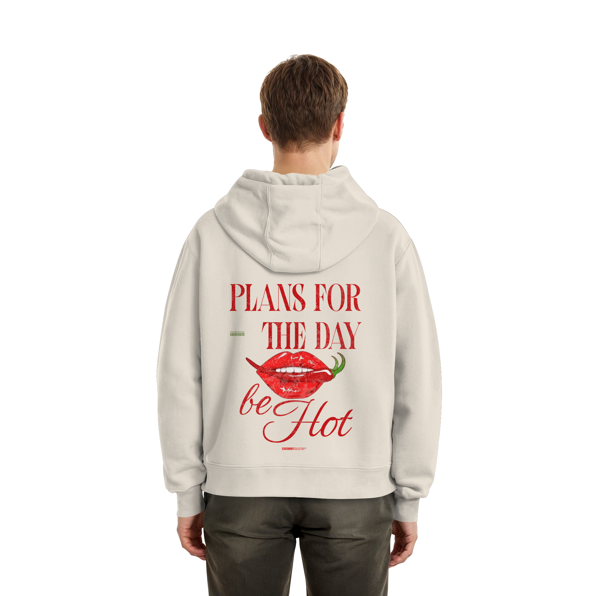 be hot - Fluffy Boxcut Hoodie