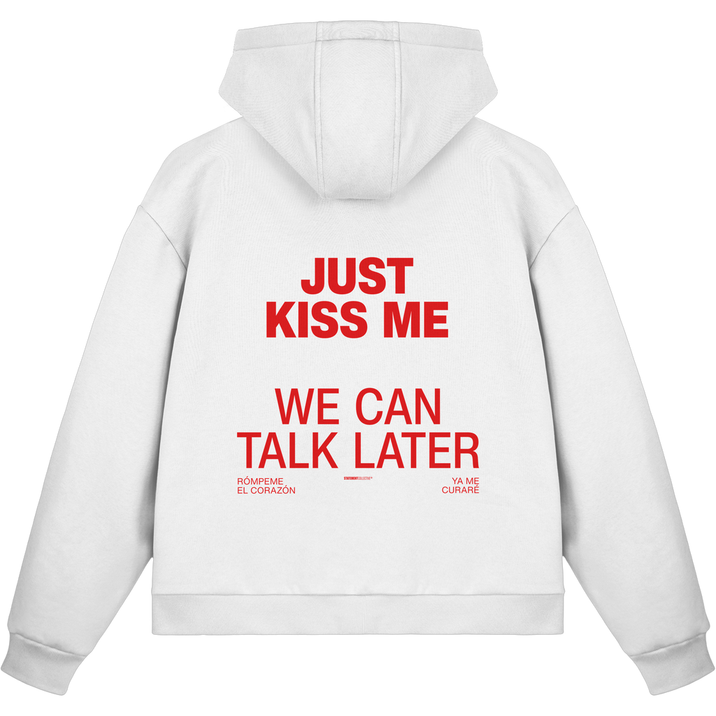 just kiss me - Fluffy Boxcut Zipper