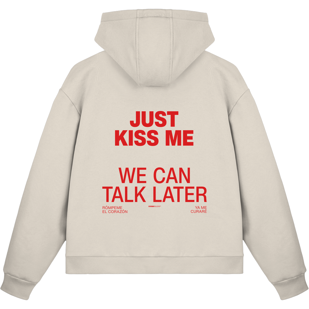 just kiss me - Fluffy Boxcut Zipper
