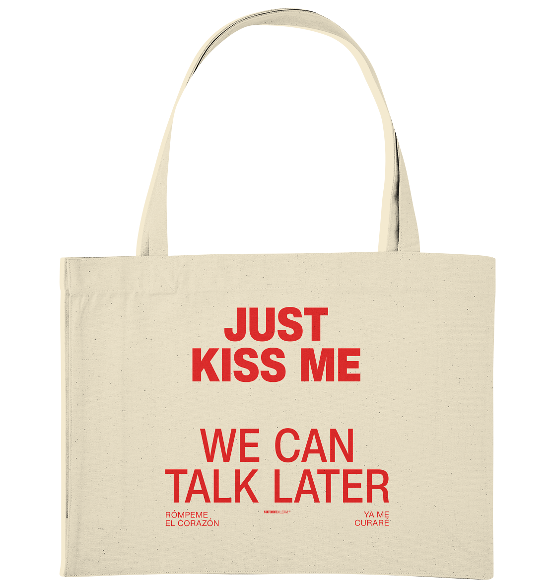 just kiss me - Organic Shopping-Bag