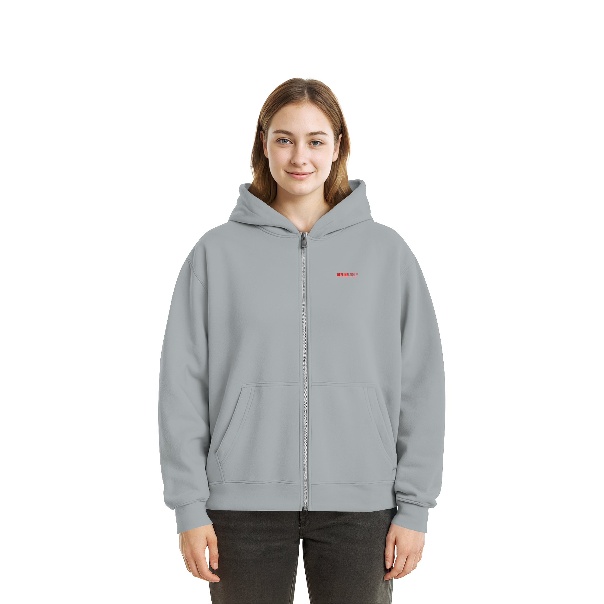 just kiss me - Fluffy Boxcut Zipper