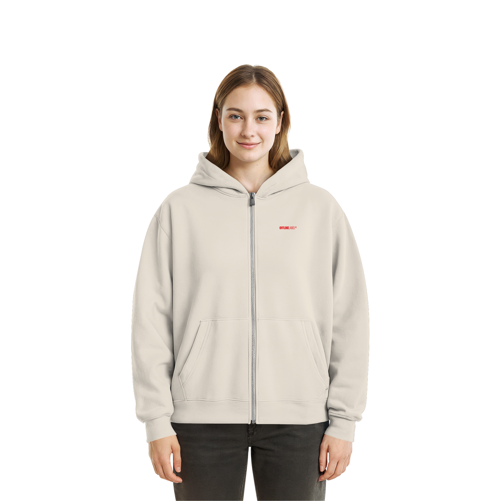 just kiss me - Fluffy Boxcut Zipper