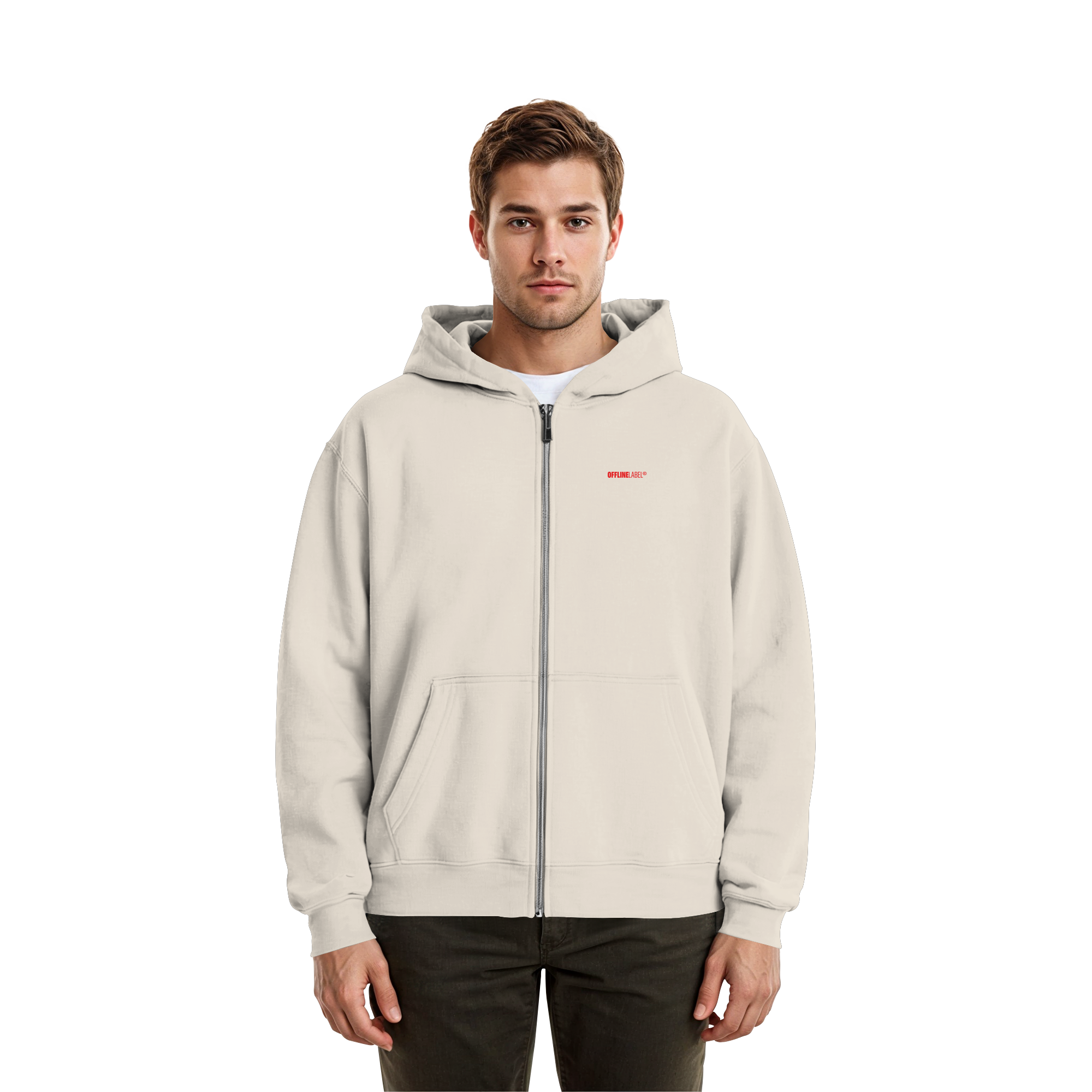 just kiss me - Fluffy Boxcut Zipper