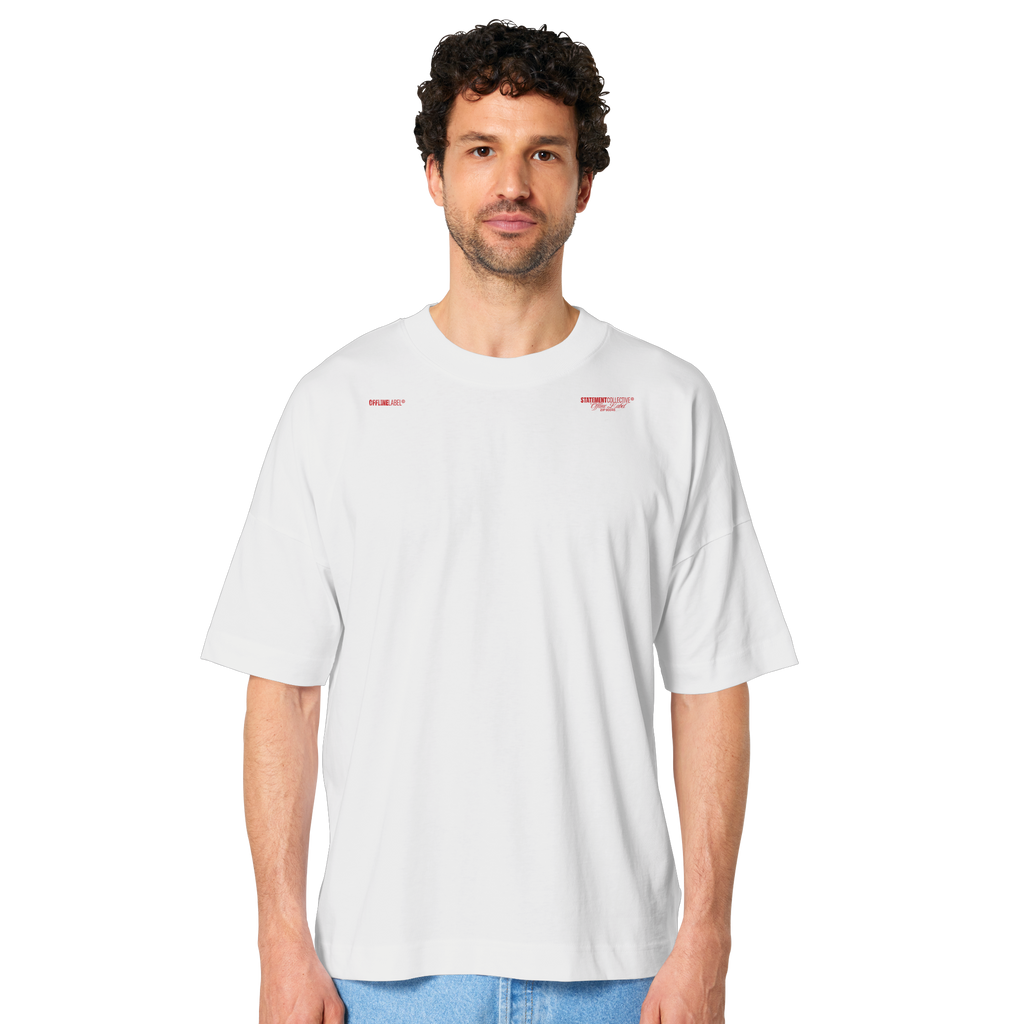 process over perfection - Organic Oversize Shirt