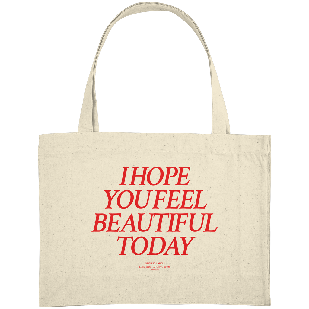 beautiful today - Organic Shopping-Bag